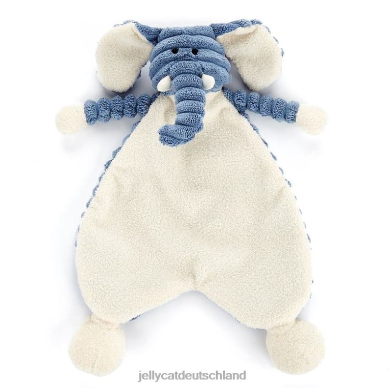 Jellycat Cordy Roy Baby Elephant Schnuller blau Spielzeug Z8424654