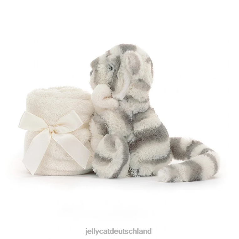 Jellycat Schüchterner Snow Tiger Schnuller grau und weiß Spielzeug Z8424264