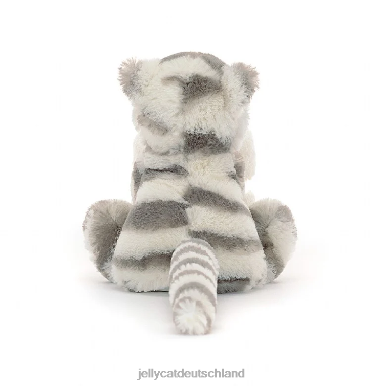 Jellycat Schüchterner Snow Tiger Schnuller grau und weiß Spielzeug Z8424264