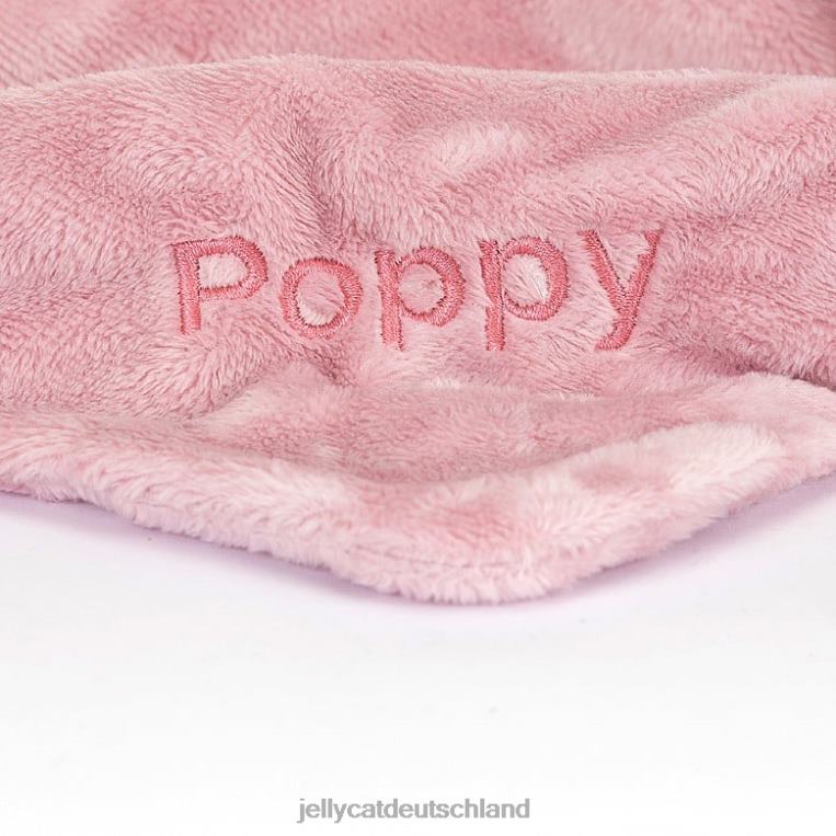 Jellycat personalisierter Blüten-Tulpen-Häschen-Schnuller rosa Spielzeug Z8424328