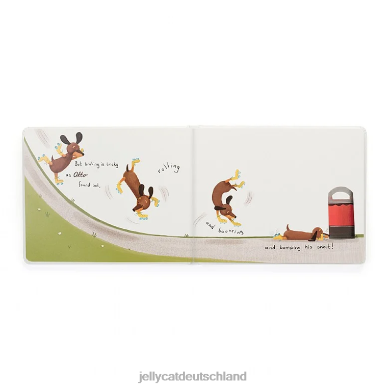 Jellycat Buch „Otto der treue lange Hund“ und „Otto Dackel braun“. Buch Z8424730