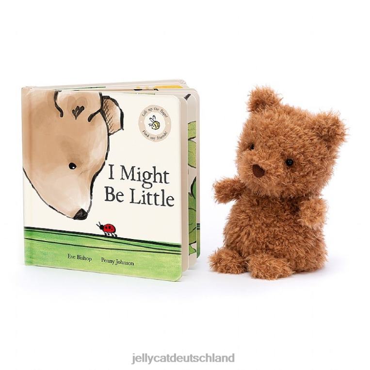 Jellycat Ich könnte ein kleines Buch und ein kleiner Bär sein, braun Buch Z8424726