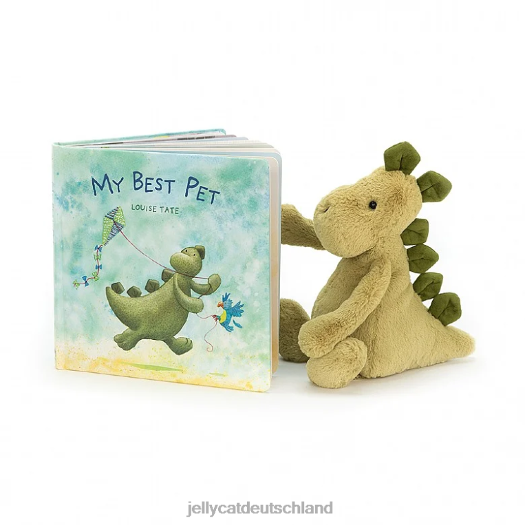 Jellycat mein bestes Haustierbuch und schüchternes Dino-Grün Buch Z8424809