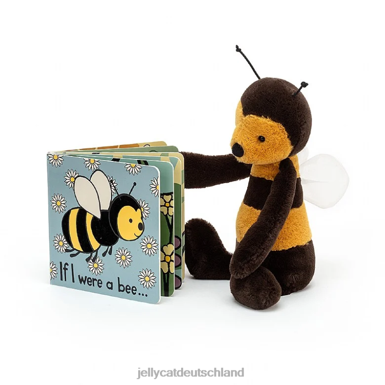 Jellycat Wenn ich ein Bienenbuch und eine schüchterne Biene wäre, mehrfarbig Buch Z8424795