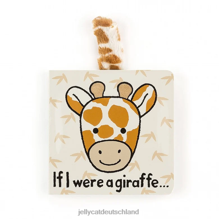 Jellycat Wenn ich ein Giraffenbuch und eine schüchterne Giraffe wäre, Orange Buch Z8424733