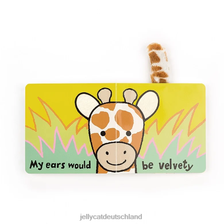 Jellycat Wenn ich ein Giraffenbuch und eine schüchterne Giraffe wäre, Orange Buch Z8424733