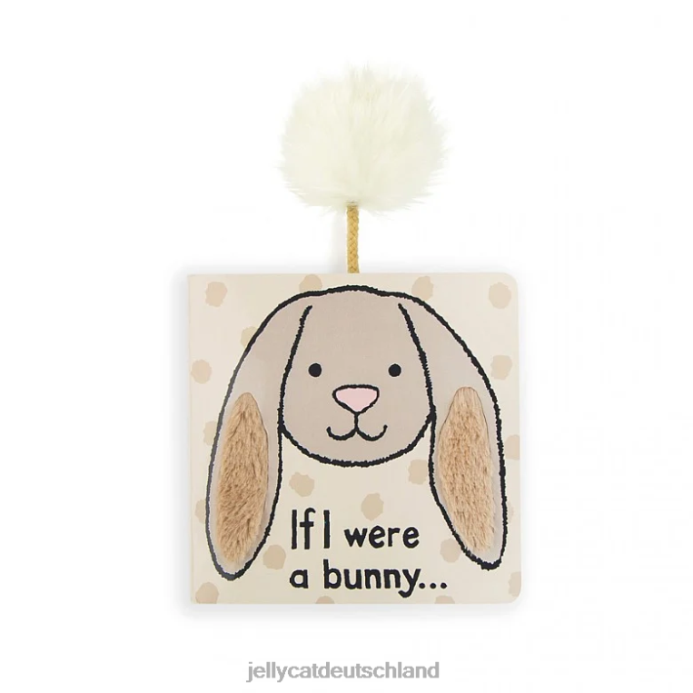 Jellycat Wenn ich ein Hasenbuch wäre und ein schüchternes Hasenbeige Buch Z8424711