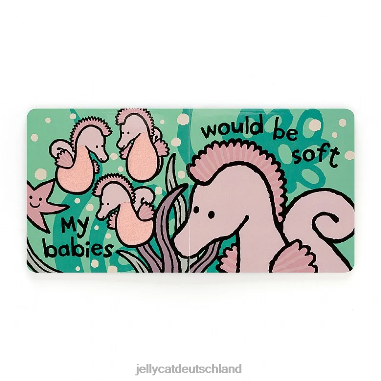 Jellycat Wenn ich ein Seepferdchen-Buch und Sienna-Seepferdchen-Silber wäre Buch Z8424762