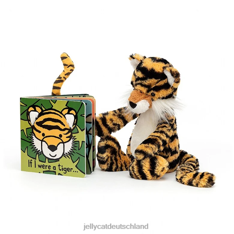 Jellycat Wenn ich ein Tiger wäre, Buch und schüchterner Tiger, mehrfarbig Buch Z8424786