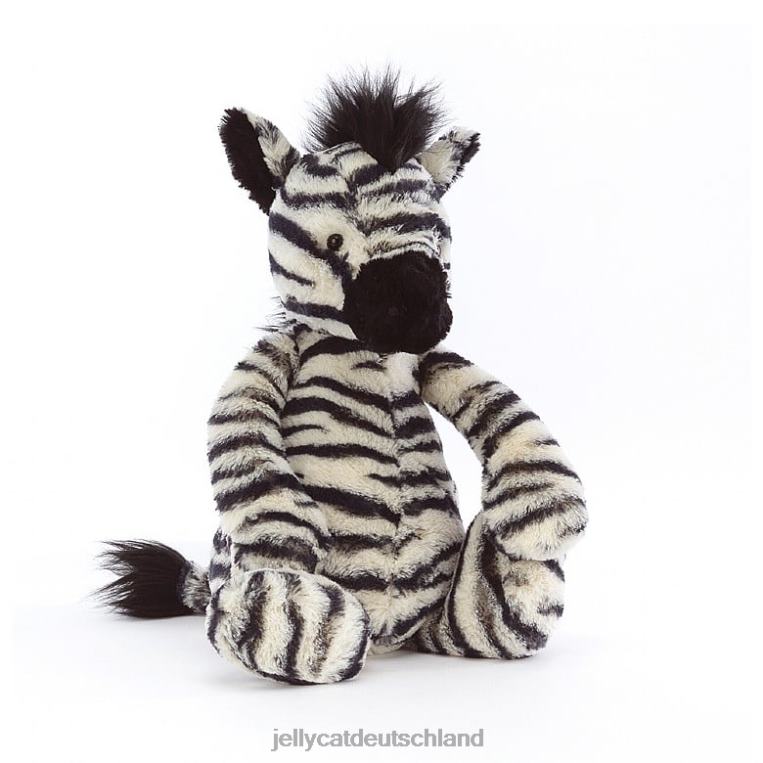 Jellycat Wenn ich ein Zebra-Brettbuch und ein schüchternes Zebra in Schwarz und Weiß wäre Buch Z8424796