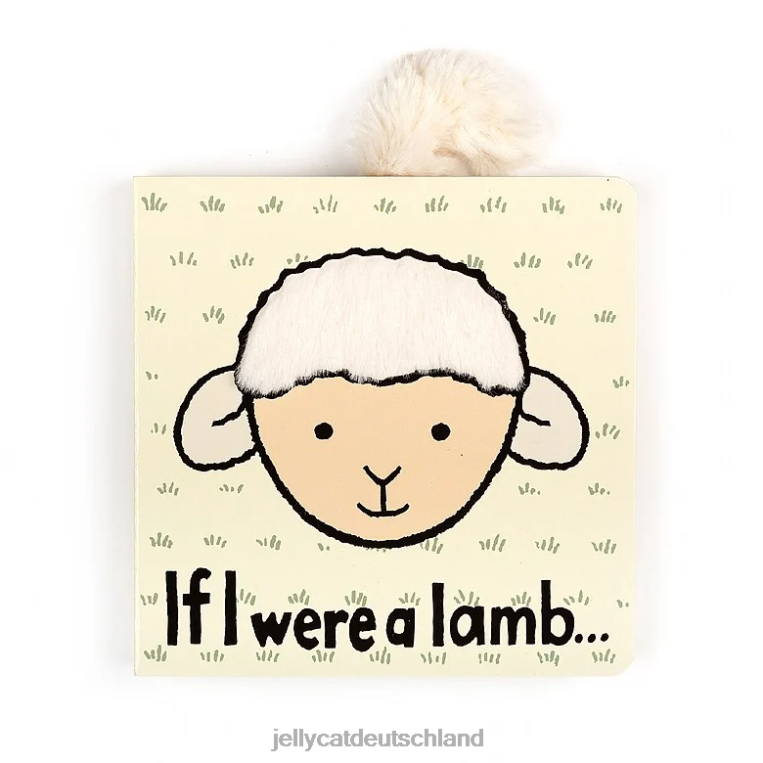 Jellycat wenn ich ein Lammbuch und schüchterne Lammcreme wäre Buch Z8424735