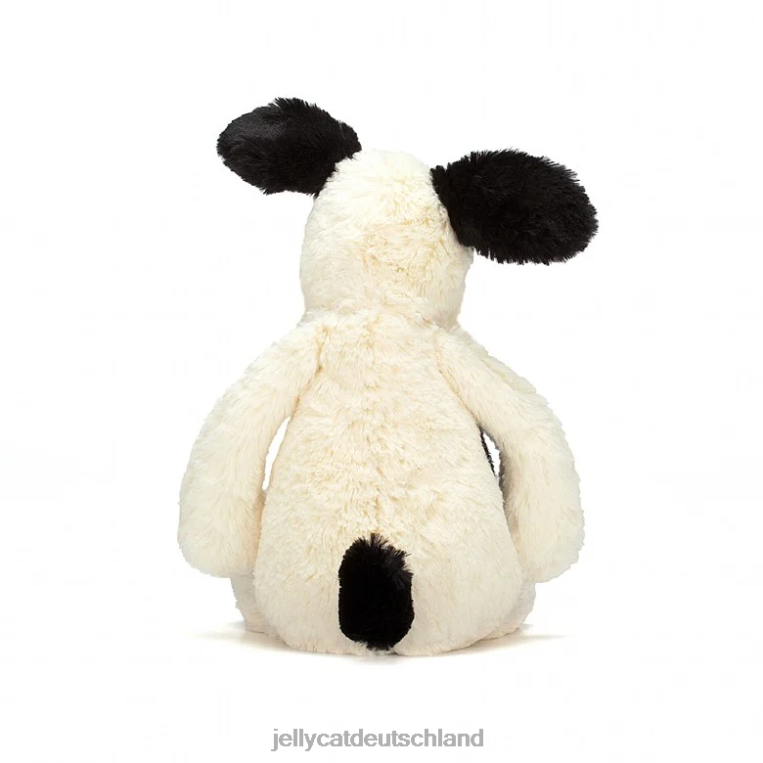 Jellycat schüchterner schwarz-cremefarbener Welpe, schwarz und weiß Spielzeug Z8424162