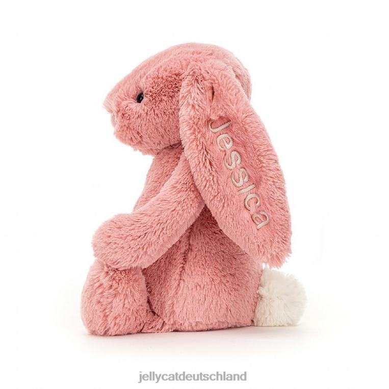 Jellycat personalisiertes schüchternes Blütenblatt-Häschen mittleres Sorbetrosa Spielzeug Z8424130
