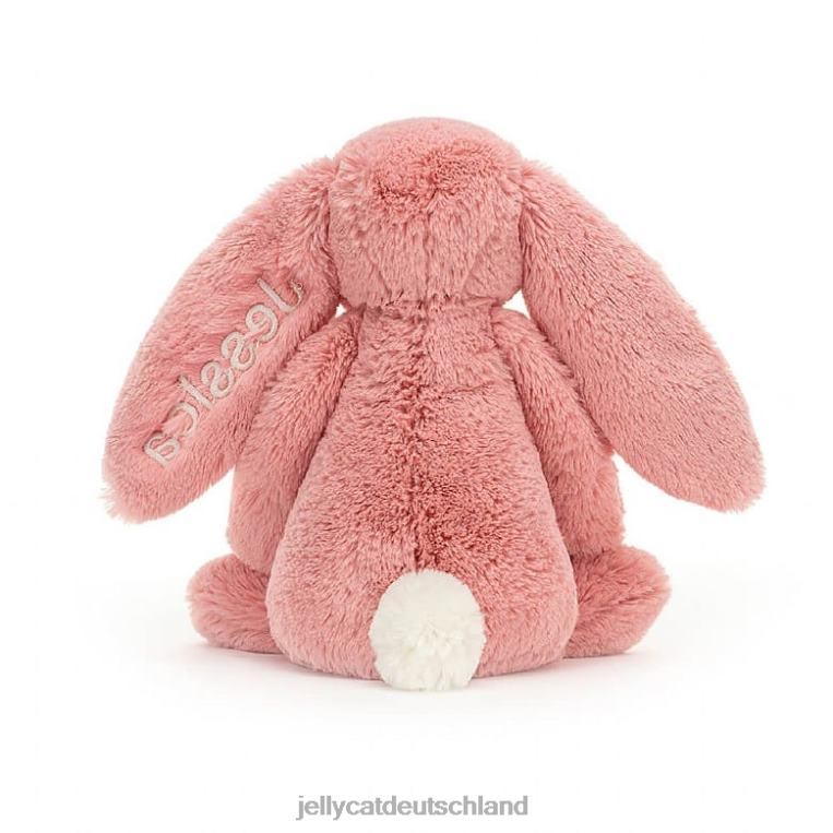 Jellycat personalisiertes schüchternes Blütenblatt-Häschen mittleres Sorbetrosa Spielzeug Z8424130