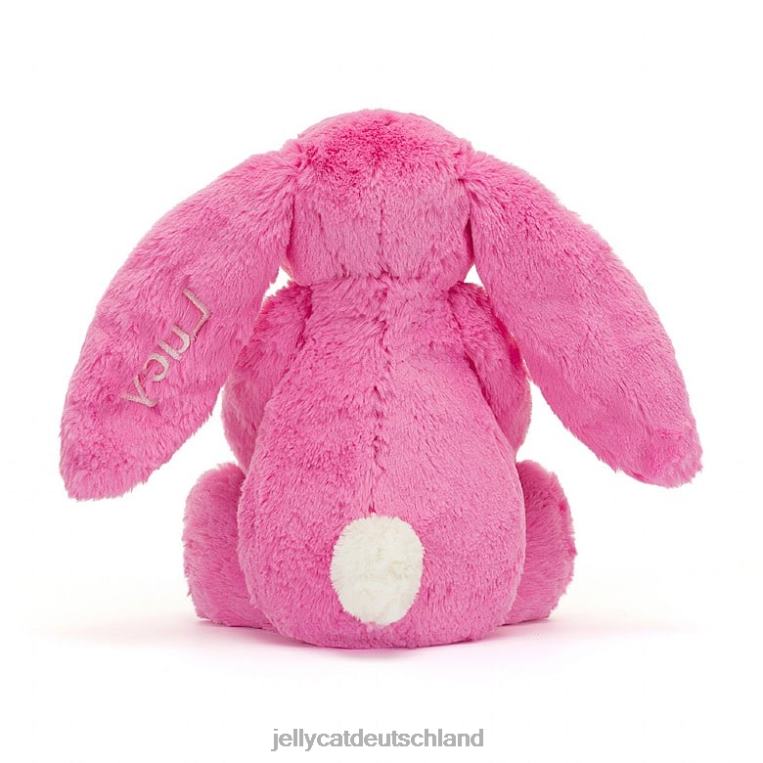 Jellycat personalisiertes schüchternes Häschen mittleres Hot Pink Spielzeug Z8424173