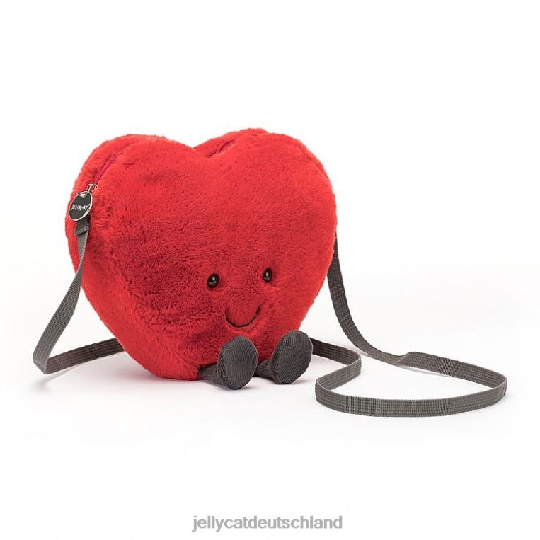 Jellycat lustige Herztasche rot Tasche Z8424230