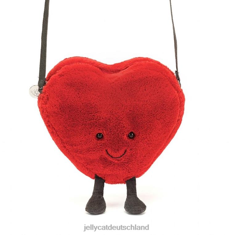 Jellycat lustige Herztasche rot Tasche Z8424230