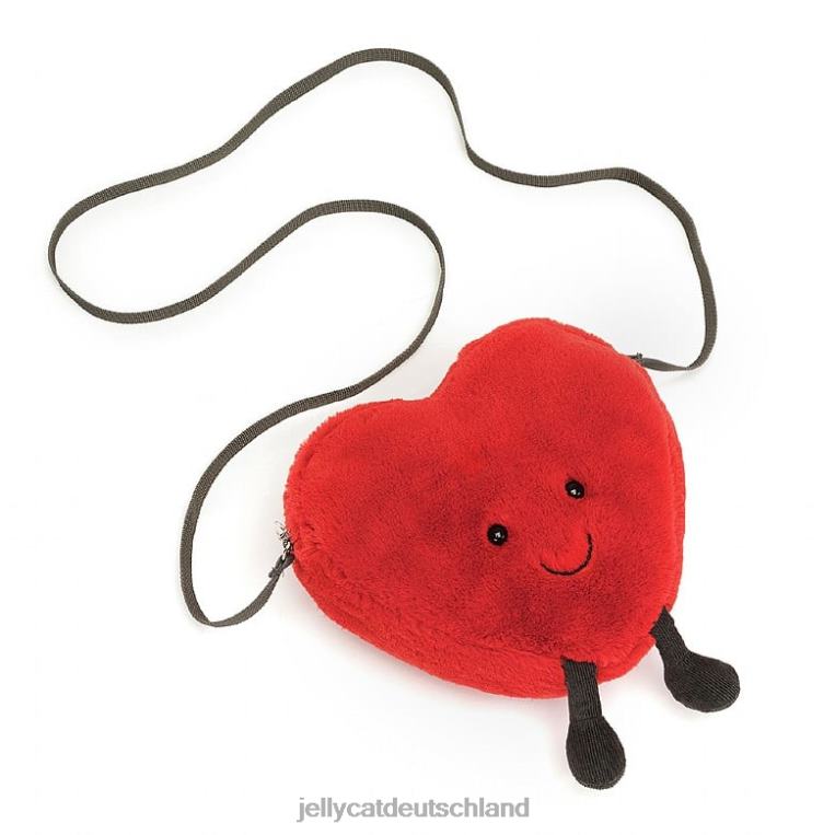 Jellycat lustige Herztasche rot Tasche Z8424230