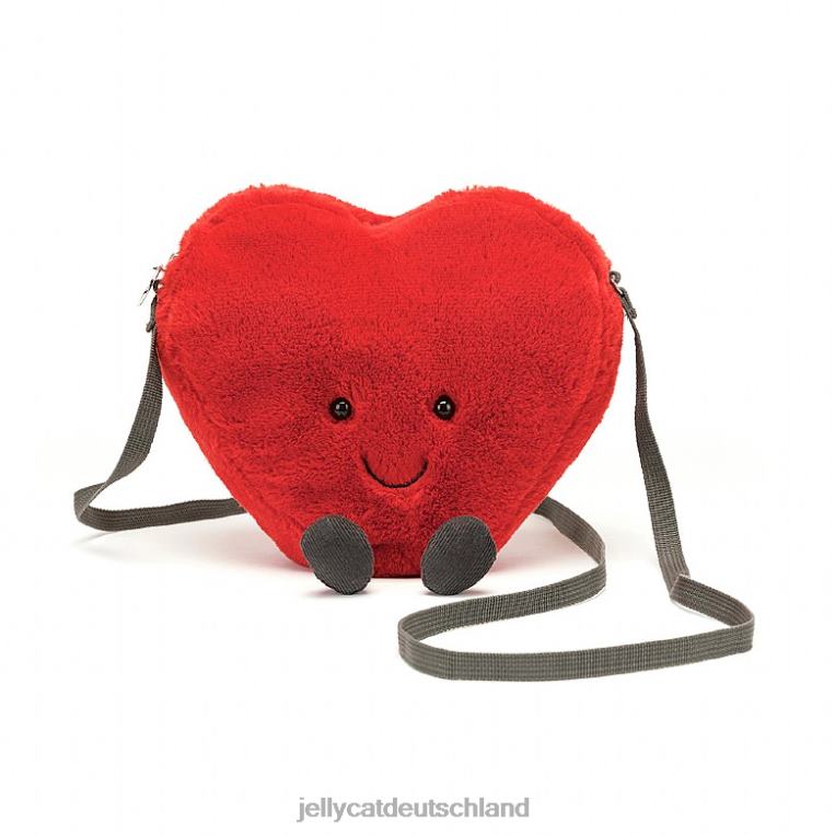 Jellycat lustige Herztasche rot Tasche Z8424230