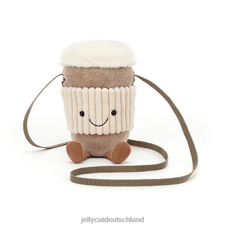 Jellycat witzige Coffee-to-go-Tasche beige Tasche Z842431