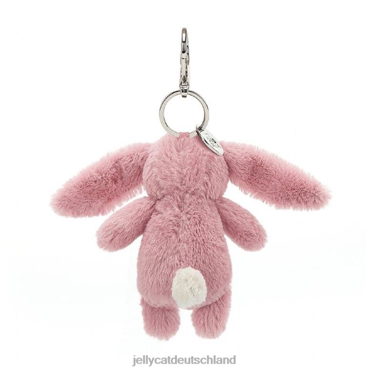 Jellycat Schüchterner Hasen-Tulpen-Taschenanhänger in Rosa Zubehörteil Z8424577