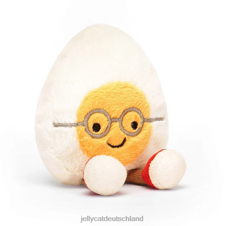 Jellycat Amüsantes Geek aus gekochten Eiern in Gelb und Creme Spielzeug Z842432