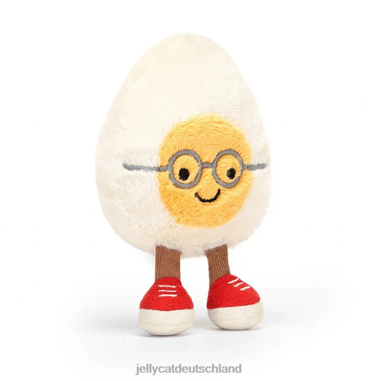 Jellycat Amüsantes Geek aus gekochten Eiern in Gelb und Creme Spielzeug Z842432